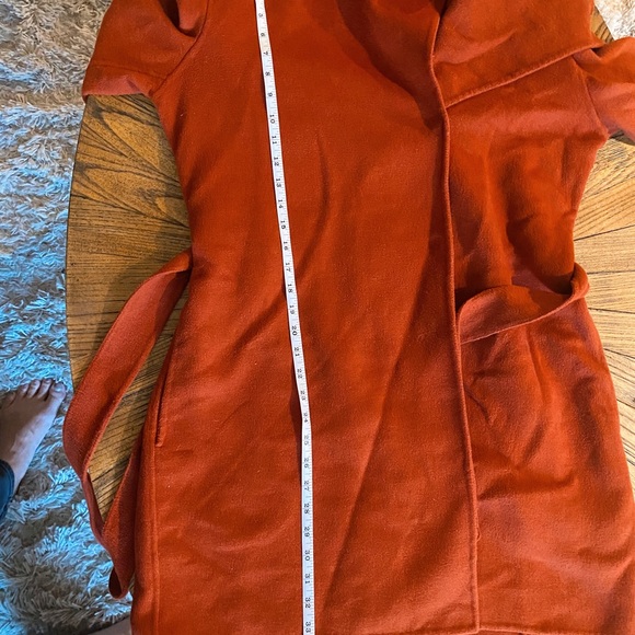 Antonio Melani women’s wool coat in burnt orange/rust - Picture 10 of 12